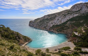 La Granadella beach in Mediterranean Javea also Xabia in Alicante Spain