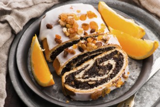 Poppy seed rolls, dessert for christmas