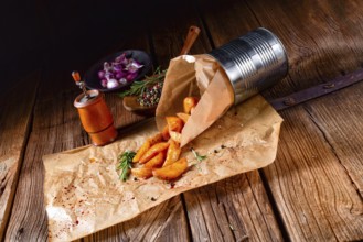 Rosemary Potato wedges from the oven