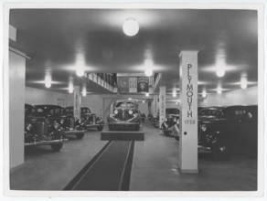 1930s new cars for sale. The swedish representative for General Motors have the brand new car