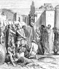 Brennus or Brennos and his Share of the spoils after the Battle of the Allia, ancient Rome