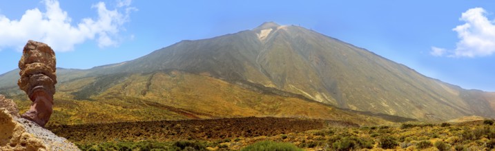 Teide National Park Roques de Garcia panoramic in Tenerife at Canary Islands photo mount