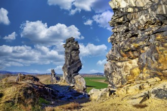 A photo of Devil's Wall in Harz mountain in Germany