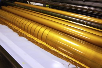 Printer ink machine rotary printing factory golden printer rollers