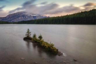 Banff National Park Mount Rundle in sunrise