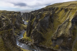 Fjaðrárgljúfur, Katla volcanic area, south coast, Iceland, Europe