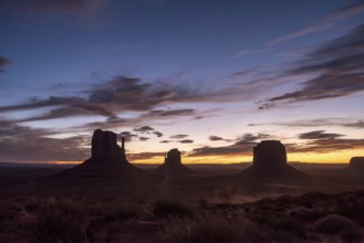 Great magnificent sunrise over the Monument Valley, Arizona, USA, North America