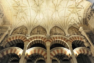 La Mezquita, Mosque, Cathedral of Cordoba, Cordoba, Andalusia, Spain, Europe, Magnificent Gothic