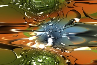 Artistic illustration of an abstract psychedelic background