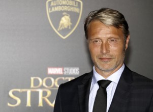 Mads Mikkelsen at the World premiere of 'Doctor Strange' held at the El Capitan Theatre in
