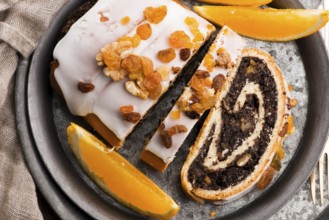 Poppy seed rolls, dessert for christmas