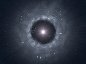 An image of a black hole background