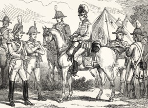 British military uniforms, 19th century, From British Battles on Land and Sea, by James Grant
