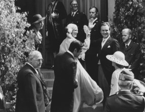 Queen Margrethe of Denmark. Here with her husband Prince Henrik of Denmark in connection with their