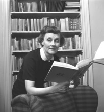 Astrid Lindgren. Swedish author of childrens books, songs and novels. Born 14 november 1907 - 28