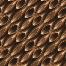 3D effect seamless background, wallpaper decoration brown leather pattern