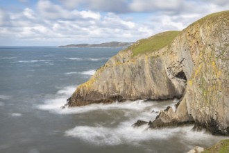 Cliffs at Baggy point, Devon, England, United Kingdom, Europe