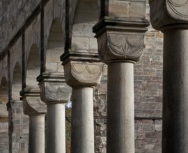 Paulinzella, monastery ruins. Main construction period 1105-24 since 16-17th century Ruin Capitals
