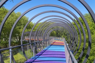 OBERHAUSEN, GERMANY, MAY 5, 2018: The bridge project