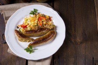 Potato sausage from grated potatoes and pork