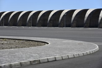 New terminal at the harbour, Puerto de Tazacorte, La Palma, Canary Islands, Atlantic Ocean,