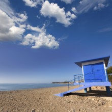 Mazarron beach in Murcia Spain at Mediterranean sea