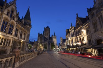 Old town of Ghent, Belgium, Europe
