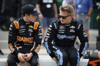 NASCAR Xfinity Series Driver, Derek Kraus (11) gets ready to take to the track to practice for the