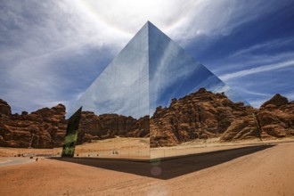 Maraya Concert Hall by the Gioforma architectural group, Al Ula, Kingdom of Saudi Arabia