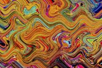 Traditional Ottoman Turkish abstract marbling art patterns as background