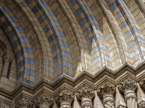 Exterior view of the Natural History Museum in London