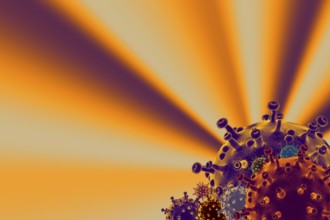 COVID-19 Coronavirus disease outbreak background. Stop spreading Corona virus global pandemic