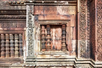 Khmer culture at Banteai Srei temple. Siem Reap Cambodia