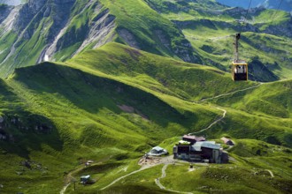 View from the Nebelhorn to the Höfatsblick station