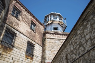 PHILADELPHIA, USA, AUGUST 15, 2022, Watchtower for prison guards at the Eastern State Penitentiary,
