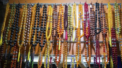Set of Rosary praying beads for practicing mindfulness meditation praying beads