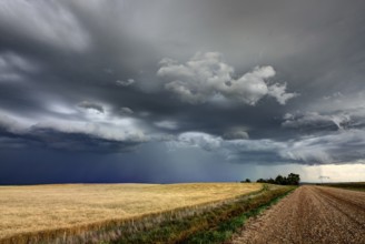 Prairie Storm Canada summer rural major structure Saskatchewan