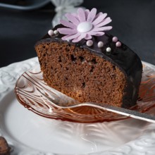 Delicious homemade moist chocolate cake