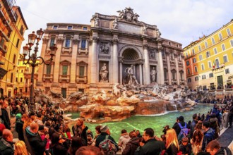 Italy, Rome. Trevi Fountain Austria, Europe
