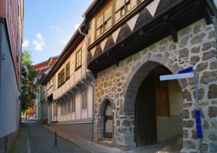 Nordhausen street in Harz Thuringia of Germany