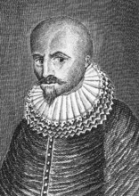 Anthony Weldon (1583-1648) on engraving from the 1700s. English courtier and politician. Engraved