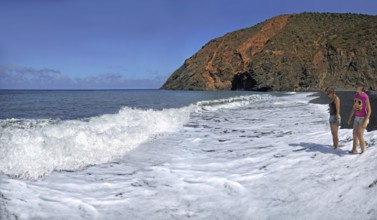 Footbath on the beach of Vallehermoso, La Gomera