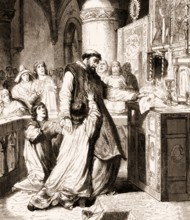 The Mass at Bolsena, an Eucharistic miracle said to have taken place in 1263