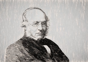 Sir Rowland Hill, 1795-1879, English teacher, inventor and social reformer