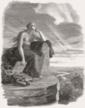 Veleda, Priestess and prophet of the Germanic tribe of the Bructeri