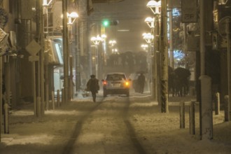 Image of the city snow. Shooting Location: Yokohama-city kanagawa prefecture