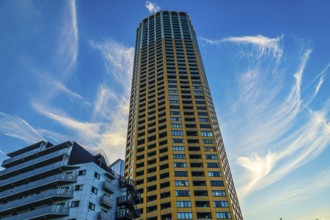 Nakameguro of the city and sunset. Shooting Location: Tokyo metropolitan area