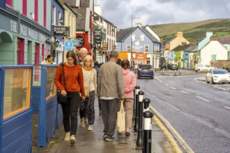 Rainy day, Dingle Town, Dingle Peninsula, County Kerry, Ireland, United Kingdom, Europe