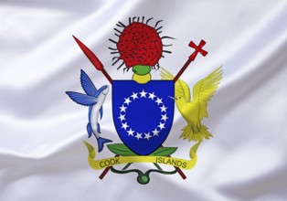 The coat of arms of the Cook Islands, Cook Islands, Studio, Oceania
