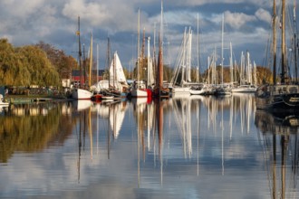 Boats in the museum harbour